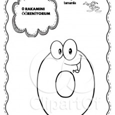 0 Rakamını Öğreniyorum - Eğlenceli Eğitim Materyali