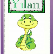 Yılan - Yeşil Yılan Resmi ve Eğitici Materyal