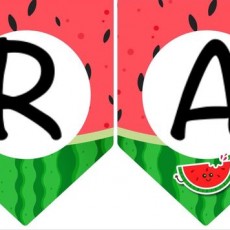 Su Gıdası: R-İkisi Harflerinin Eğlenceli Sunumu