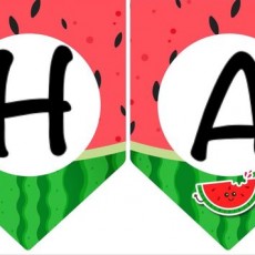 Eğlenceli Meyve Harfleri: H ve A - Eğitici Görsel Materyal