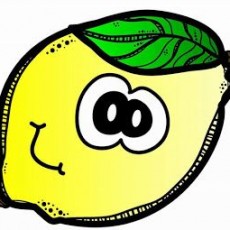 Eğlenceli Sevimli Limon İllüstrasyonu: Temel Meyve Bilgisi