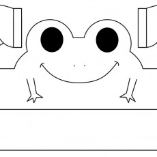 Frog Illustration for Educational Use - Coloring Activity