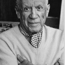 Sanatçı Portresi: Pablo Picasso'nun Siyah Beyaz Fotoğrafı