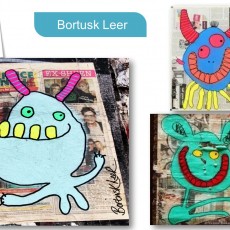 Renkli Canavar Karakterleri: Bortusk Leer Tarzı Çizimler