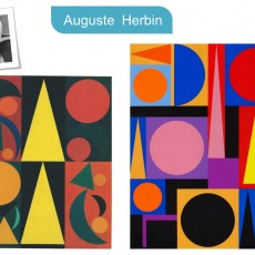 Soyut Geometrik Sanat Eserleri: Auguste Herbin'in Renkli Formları