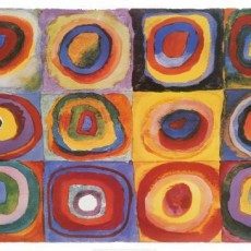 Geometric Color Patterns: Twelve Circular Designs in Vibrant Hues