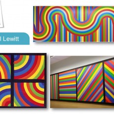 Rengarenk Düzlemde Soyut Eğriler ve Şeritler: Sol LeWitt'in Sanatı