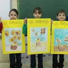 Çocuklar Ve Günebakan Resimleri: Los Girasoles Etkinliği