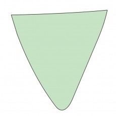 Yeşil Üçgen Benzeri Geometrik Şekil