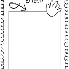 El İzim: Çocuklar İçin Kendi El İzini Çizme Etkinliği