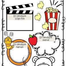 En Sevdiklerim: Eğlenceli Çizgi Film, Meyve ve Hayvan Seçenekleri