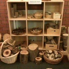 Mathematics Educational Materials: Natural Objects and Tools for Counting and Learning Numerals 1 to 6