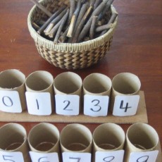 Sayı ve Nesne Öğretimi: 0'dan 9'a Numeric Kartlar ile Doğal Dallar