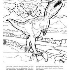 T-Rex Coloring Activity: Learn About Dinosaurs (Dino Eğitici Boyama Etkinliği)