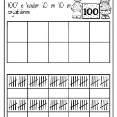 100'e Kadar 10 Ar 10 Ar Sayabilirim Eğitim Materyali