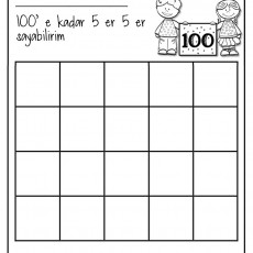 100'e Kadar 5'er 5'er Sayabilirim - Matematik Eğitimi