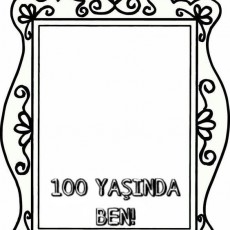 100 Yıl Kutlaması İçin Eğlenceli Çerçeve Tasarımı