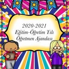 2020-2021 Eğitim-Öğretim Yılı Öğretmen Ajandası