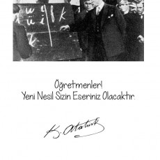 Atatürk'ün Öğretmenlere Mesajı ve Türk Alfabesi Eğitim Çalışması