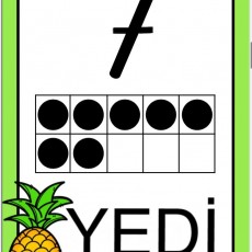 7 - YEDİ - Sayı ve Türkçe Öğrenimi