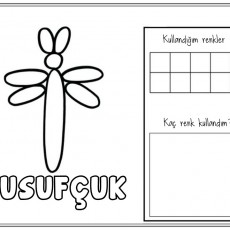 Yusufçuk Çizim Ve Renk Kullanma Materyali