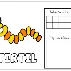 Eğitsel Materyal: Tırtıl ve Renkler