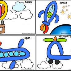 Hava Araçları: Roket, Helikopter, Balon ve Uçak