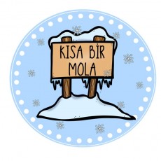 Kısa Bir Mola - Kış Temalı Bilgilendirici Tasarım