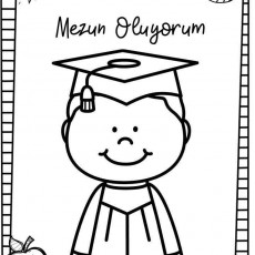 Mezun Oluyorum - Mezuniyet Kutlaması Boyama Etkinliği