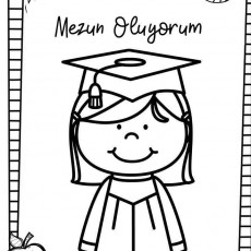 Mezun Oluyorum - Mezuniyet Temalı Boyama Kitabı İçeriği