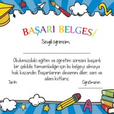 Başarı Belgesi - Eğitim Sertifikası