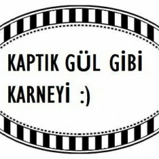 Karne Başarısını Kutlama: KAPTIK GÜL GİBİ KARNE :)