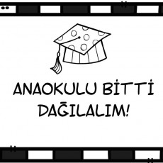 Anaokulu Mezuniyet Duyurusu - 1 (BİR) - Eğitici Materyal