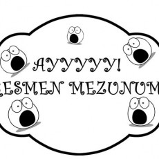 Ayyyyy! Resmen Mezunum! Görseli