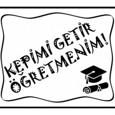 Eğitim Temalı Poster: Öğretmenim, Keşfimi Getir!