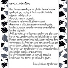 Sevgiyle Geleceğe Yolculuk: Öğrenciye Veda Mektubu