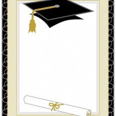 Diploma Tasarımı - Mezuniyet Belgesi Şablonu