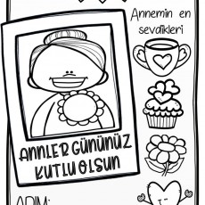 Anneler Günü Kutlama Kartı ve Etiketleme Aktiviteleri