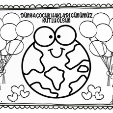 Dünya Çocuk Hakları Günü Kutlu Olsun; Eğlenceli Dünya ve Balonlar