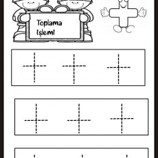 Toplama İşlemi Eğitici Materyali - Matematik Çalışma Sayfası