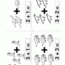 Hayvanlarla Toplama İşlemi: 2+1, 3+2, 5+1, 3+3