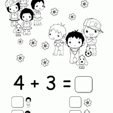 Eğlenceli Matematik Etkinliği: 4 Artı 3 Hesabı ve Çizgi Karakterler
