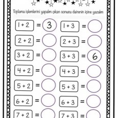 Toplama İşlemleri Alıştırması - Temel Matematik