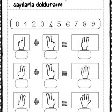 Matematik İşlemleri ve Sayı Tamamlama Etkinliği