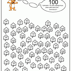 Sayılar Çalışma Sayfası: 100 ve Diğer Rakamlarla Eğitici Aktivite