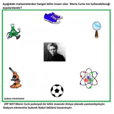 Marie Curie Bilimsel Eşyaları: Laboratuvar Malzemeleri, Mikroskop, Atom ve Kimya Öğeleri