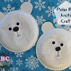 Polar Bear Arctic Craft for Kids: Creative Paper Plate Activity