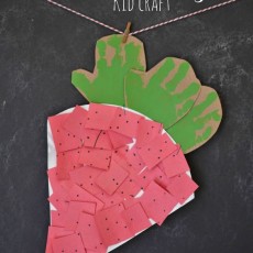 Strawberry Craft Activity for Kids - Educational Art Project
