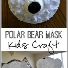 Polar Bear Mask Craft for Kids - Fun Activity