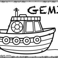 Gemi Boyama Sayfası - Eğitim Materyali